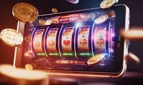 Antarmuka permainan slot dengan gulungan dan tombol taruhan pada platform petir99